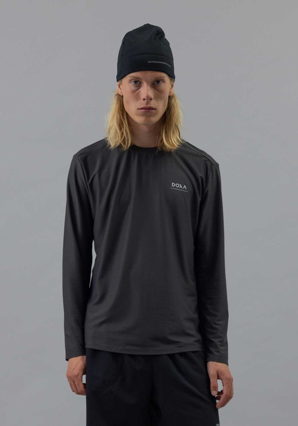 DOXA RUN ApS MENS RERUN TEE LS Tee LS Raven 05