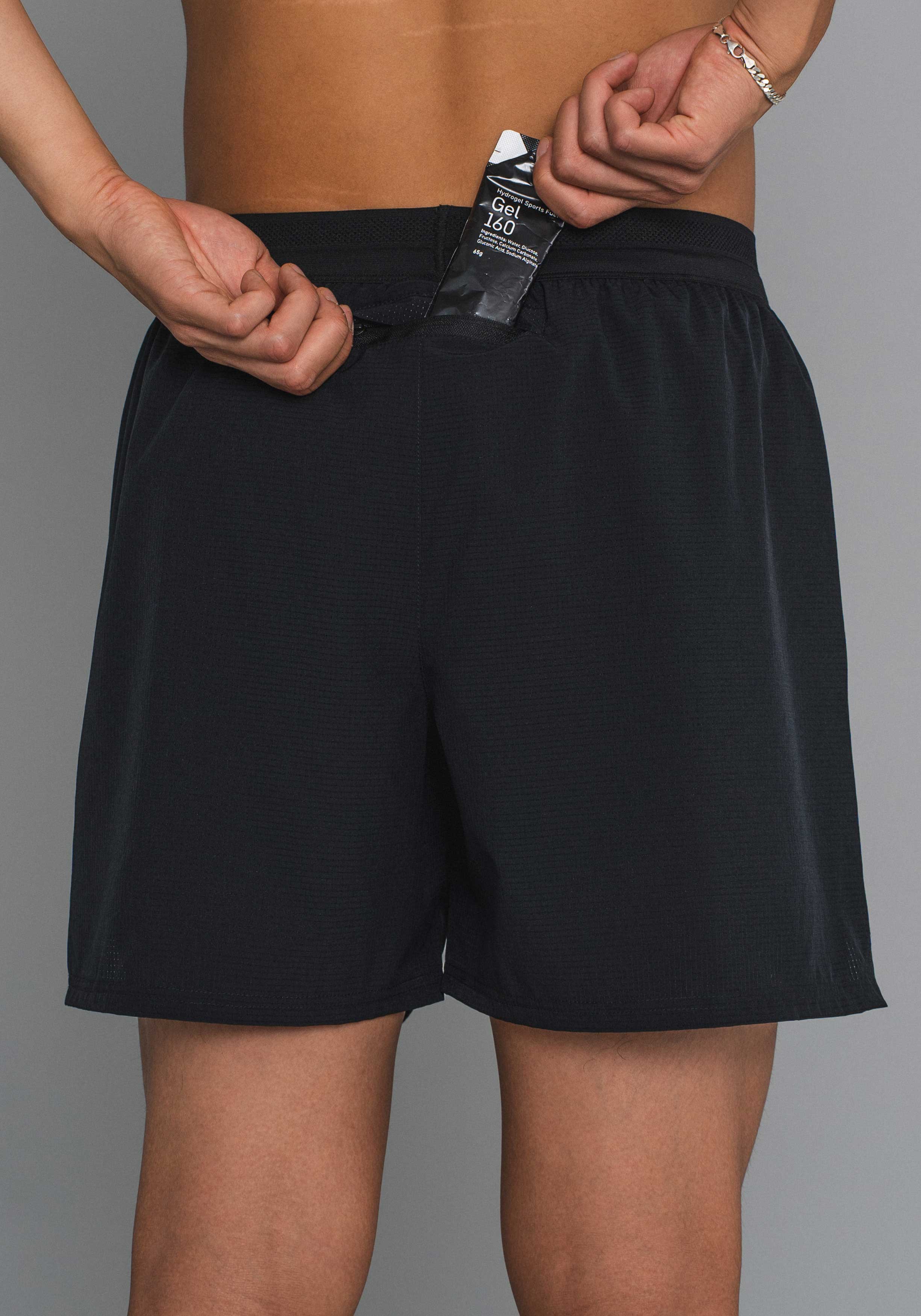 DOXA RUN ApS MNS RERUN SHORTS 5" Shorts Black 02