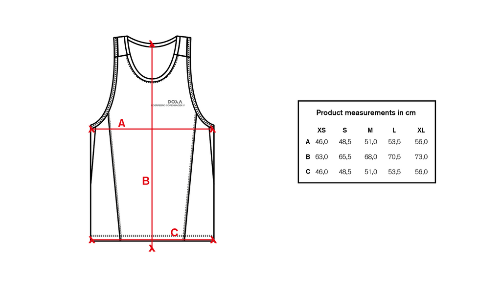 DOXA RUN ApS Mens Santos Singlet Singlet Harbor 62
