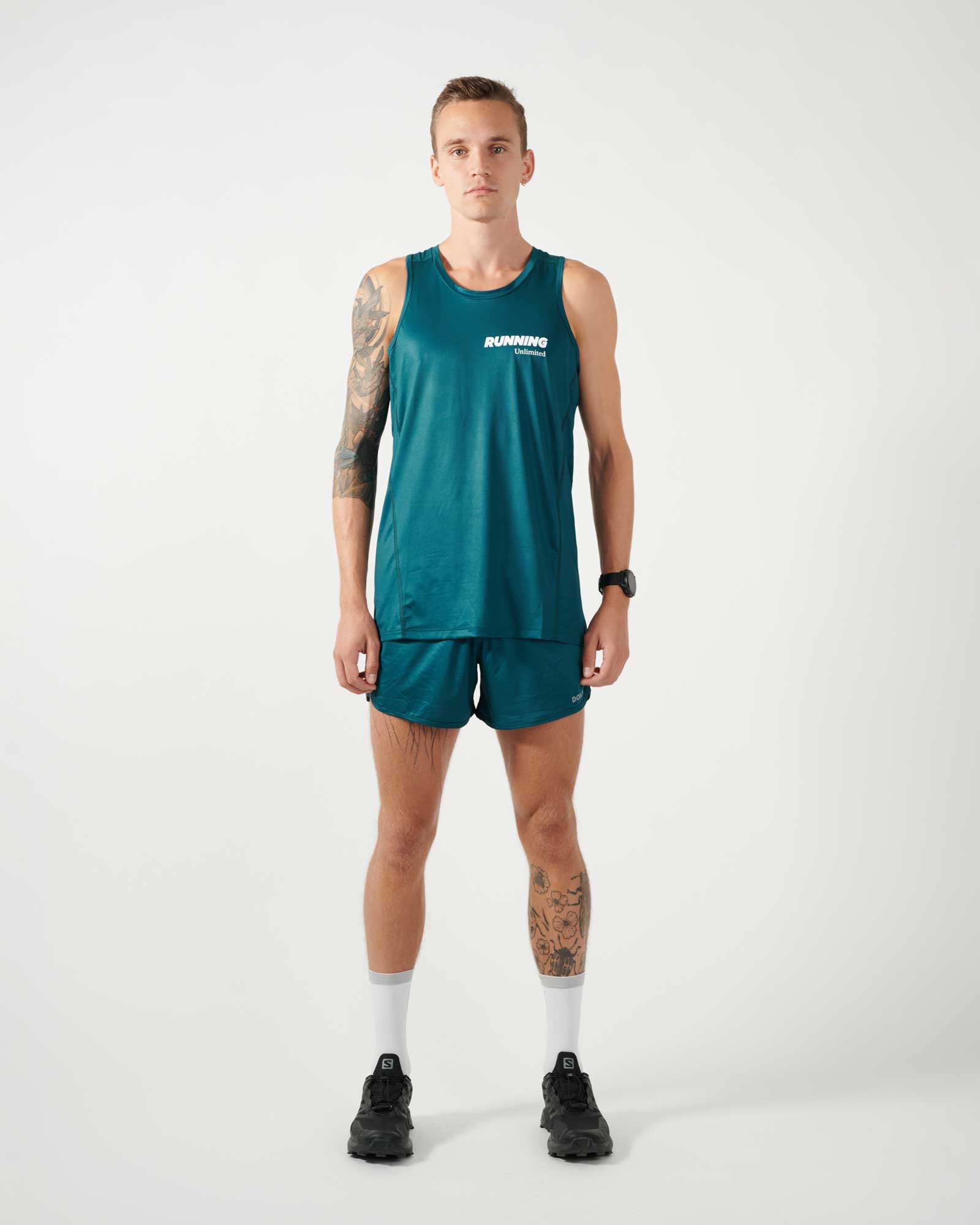 DOXA RUN ApS Mens Stone Race Shorts Shorts Harbor 62