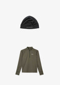 MENS THERMAL HALF ZIP + BEANIE KIT - Terra #card-only