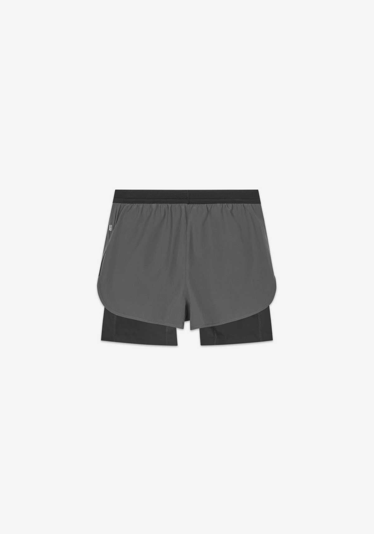 DOXA RUN ApS UNS RERUN 2-1 SHORTS 3" Shorts Charcoal 07