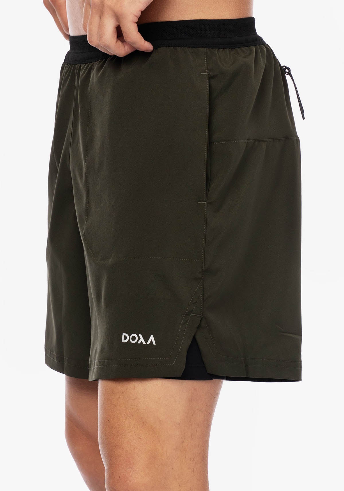 DOXA RUN ApS MNS RERUN 2-1 SHORTS 5" Shorts Forest 28