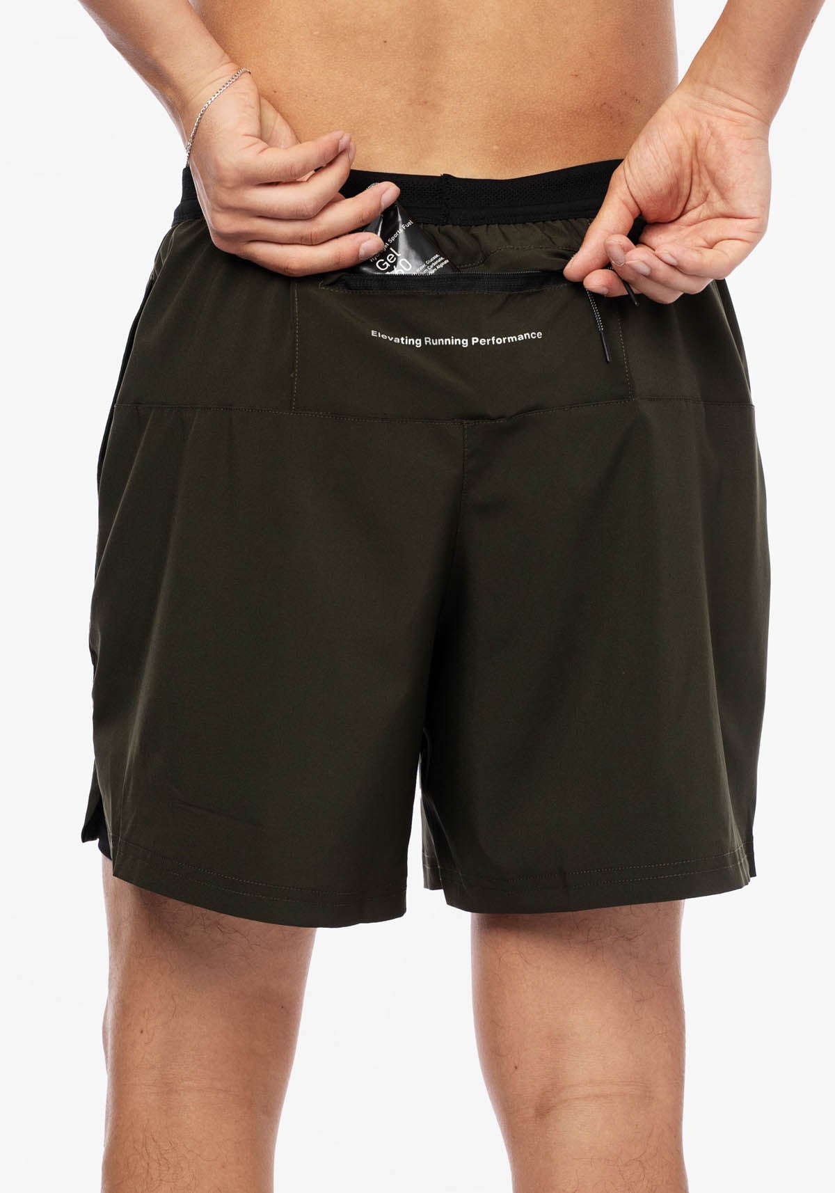 DOXA RUN ApS MNS RERUN 2-1 SHORTS 5" Shorts Forest 28
