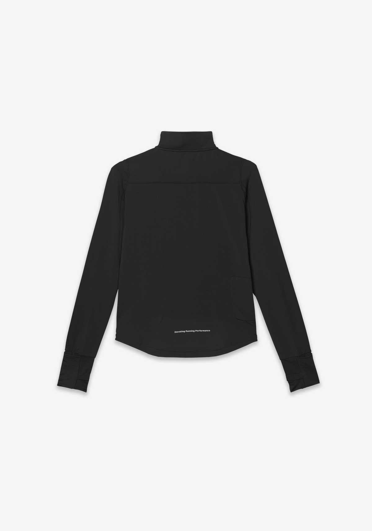 DOXA RUN ApS WNS THERMAL HALF ZIP Tee LS Black 02