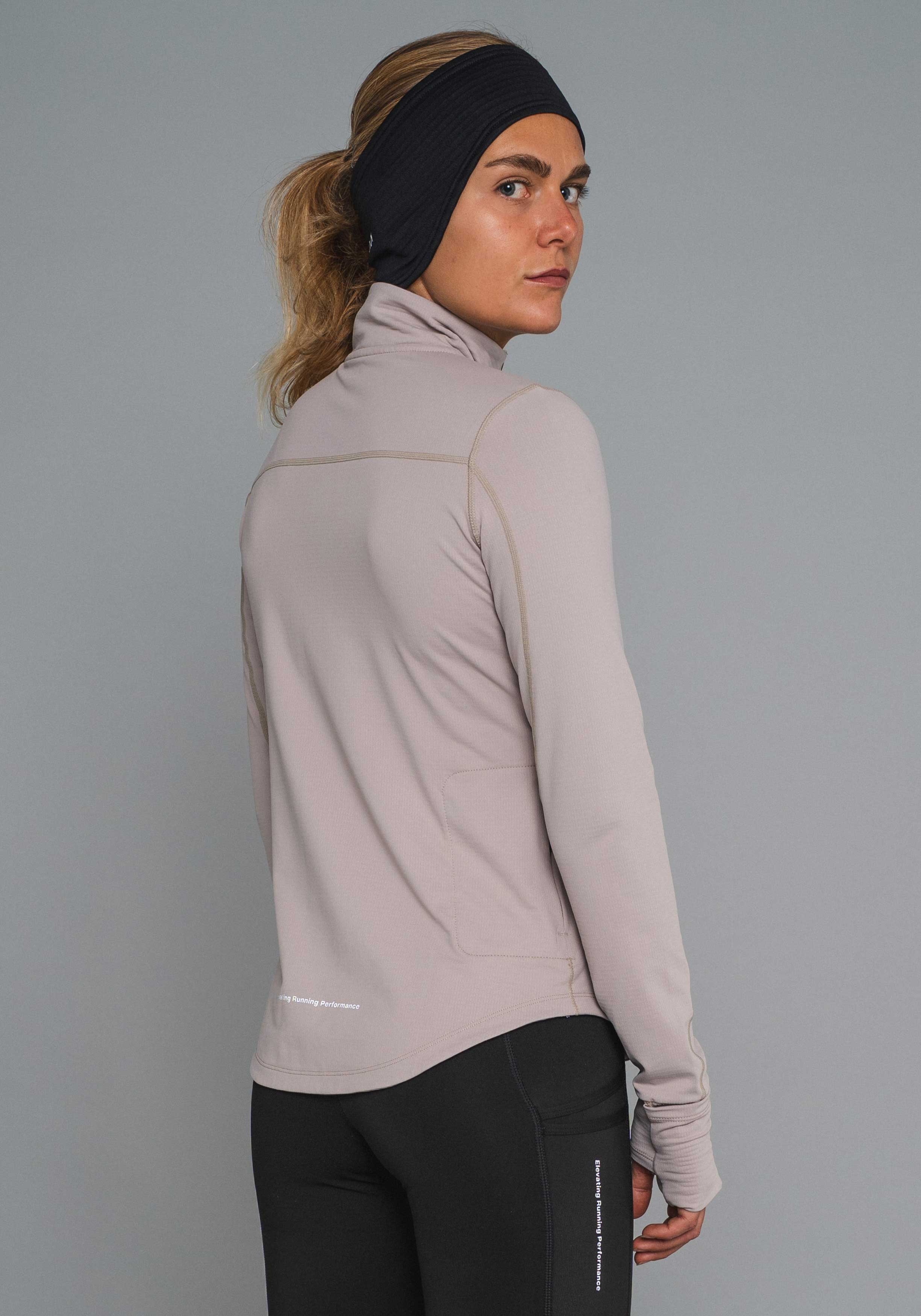 DOXA RUN ApS WNS THERMAL HALF ZIP Tee LS Cloud 06