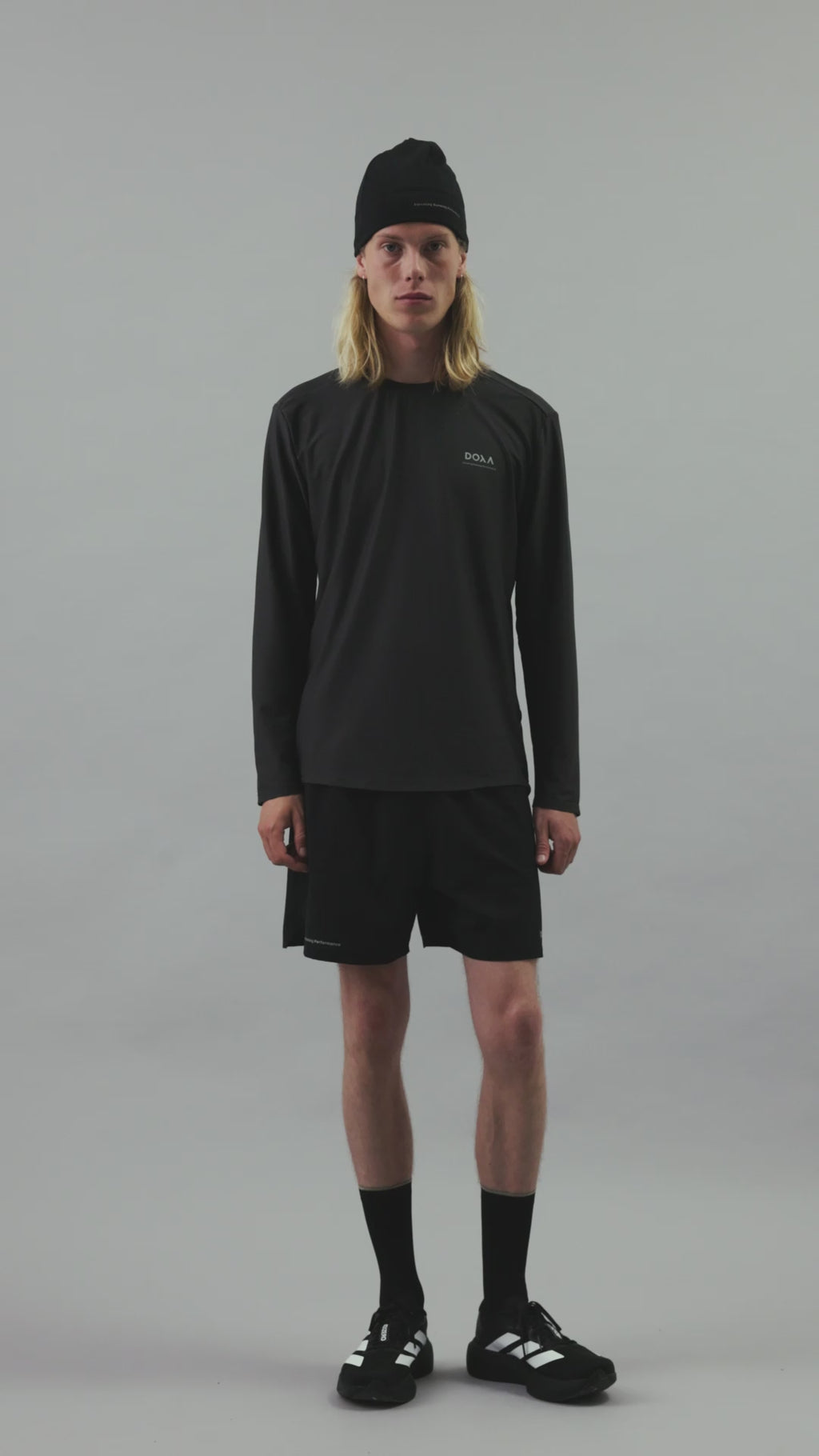 DOXA RUN ApS MENS RERUN TEE LS Tee LS Raven 05