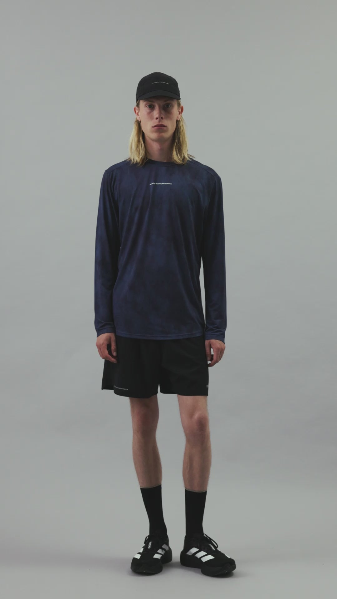DOXA RUN ApS MENS RERUN TEE LS Tee LS Indigo 53
